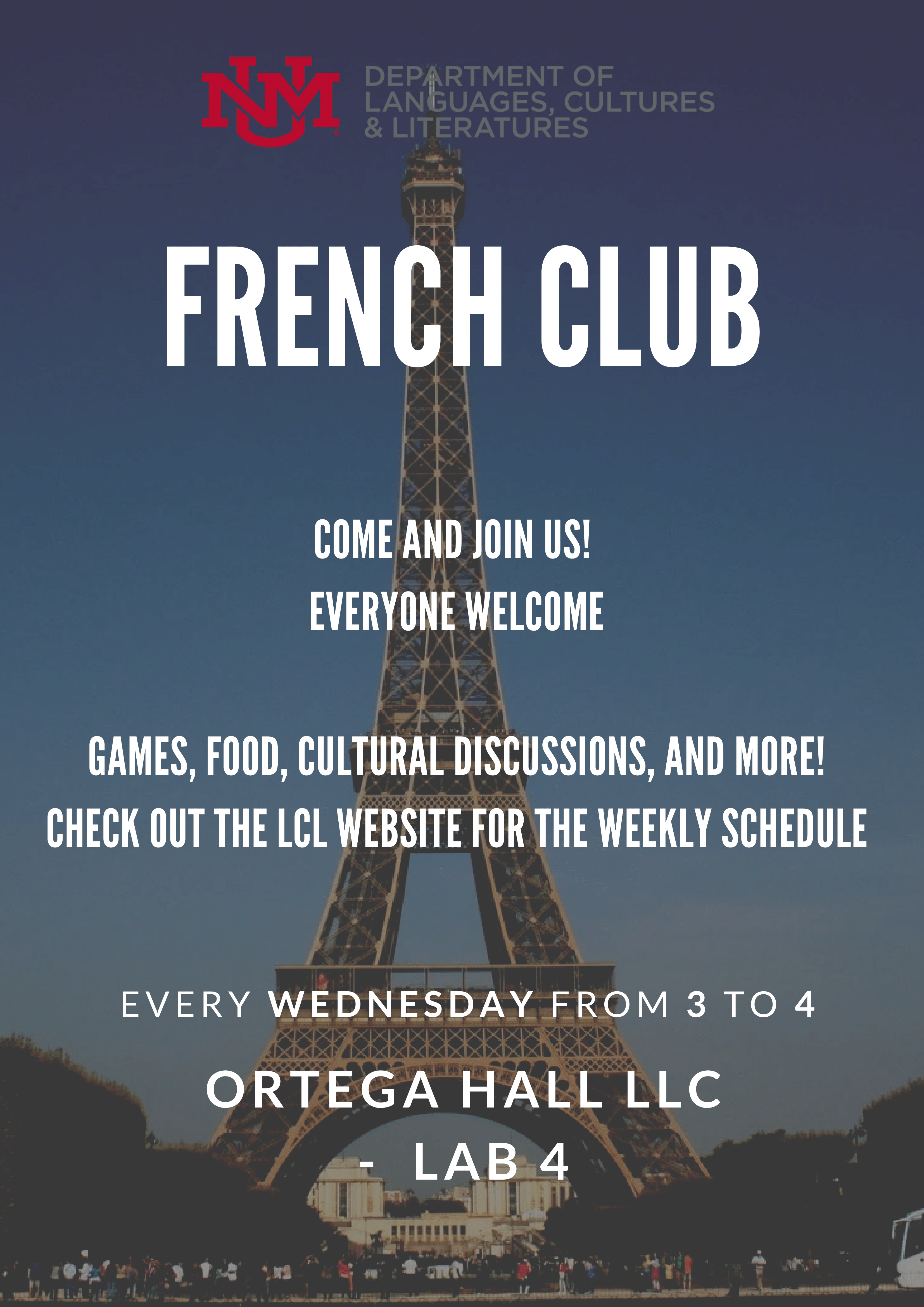 French Club Flyer