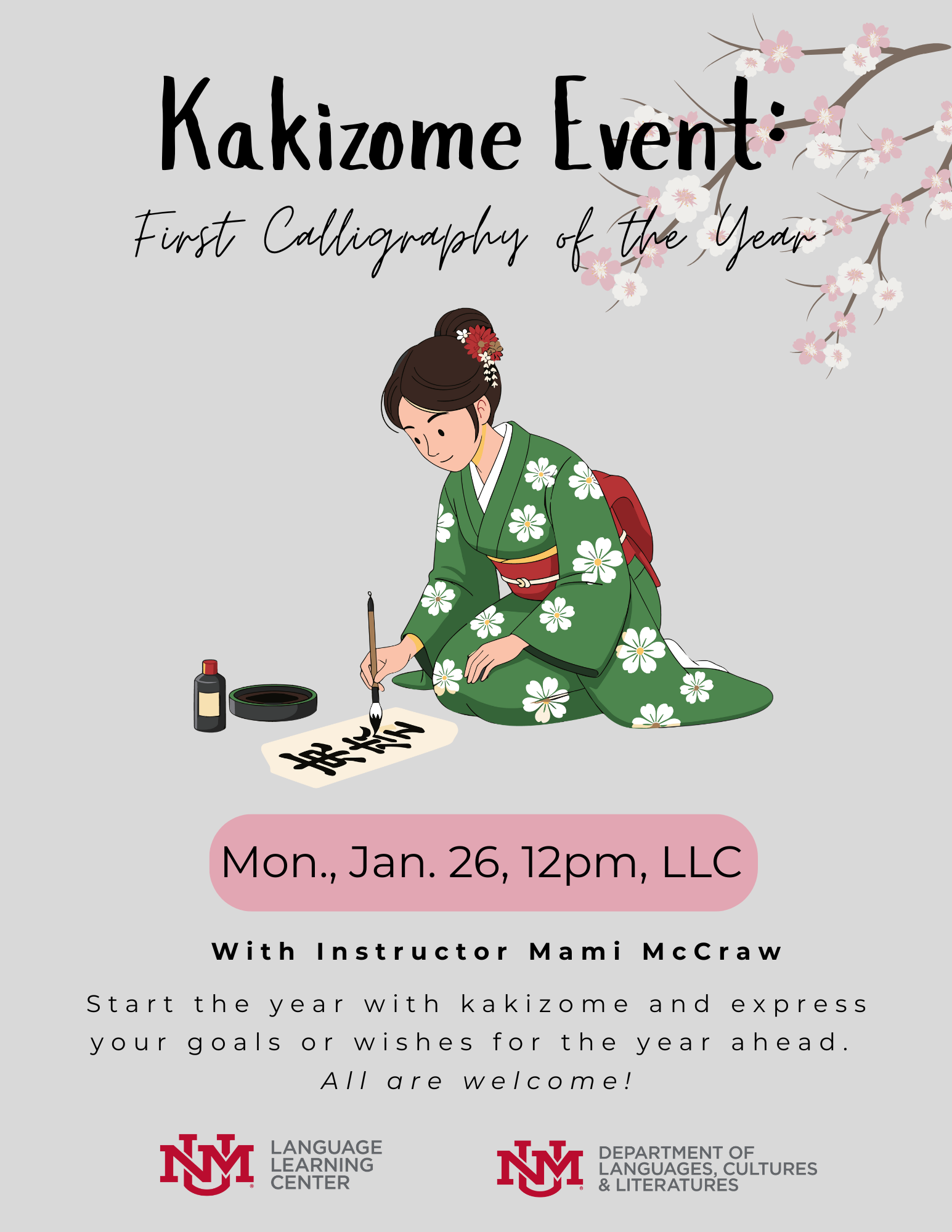 Kakizome Event Flyer