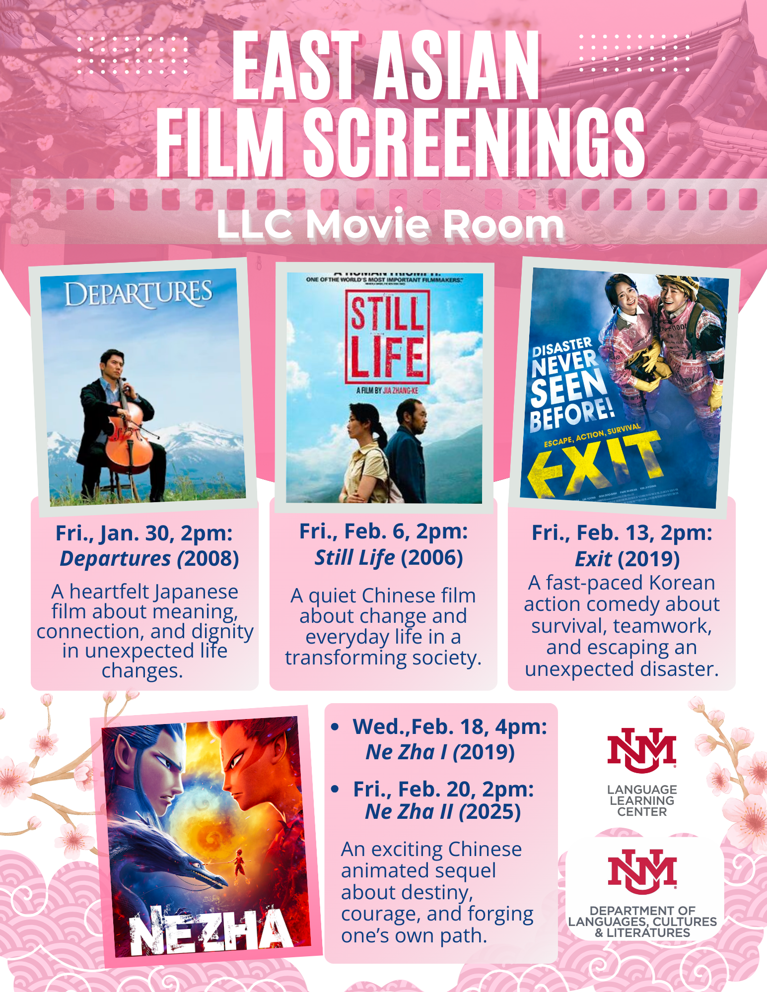East Asian Films Flyer East Asian Films Flyer