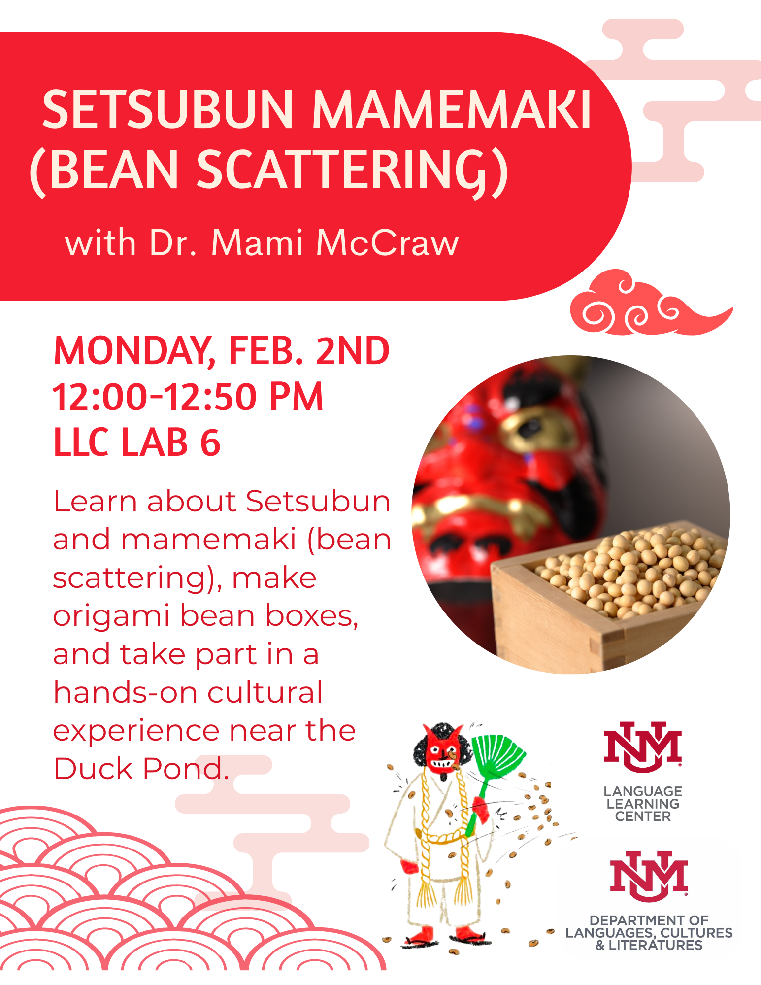 Setsubun Mamemaki Event Flyer Setsubun Mamemaki Event Flyer